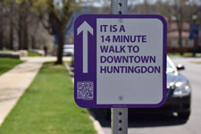 Walk Huntingdon Sign